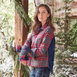 Sundance Dressed-Up Shirt Jacket: Size 14